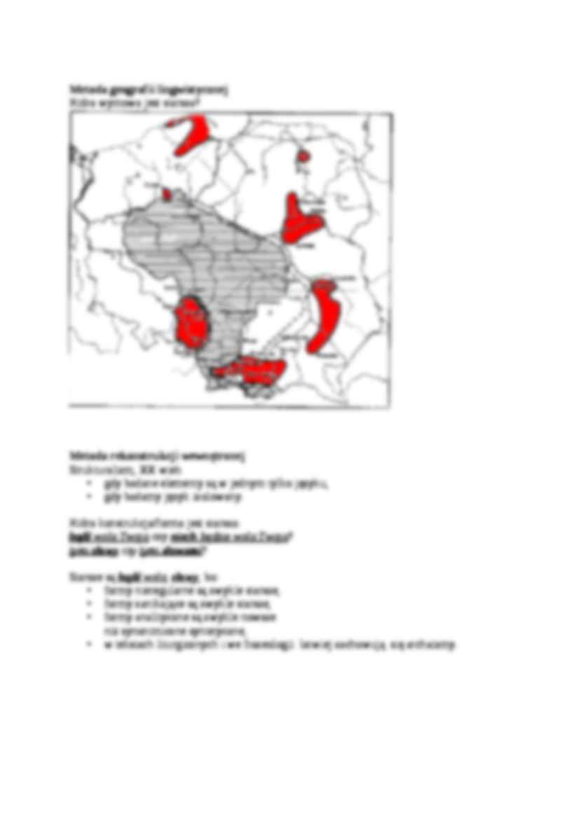 Metody językoznawstwa historycznego - wykład  - strona 2