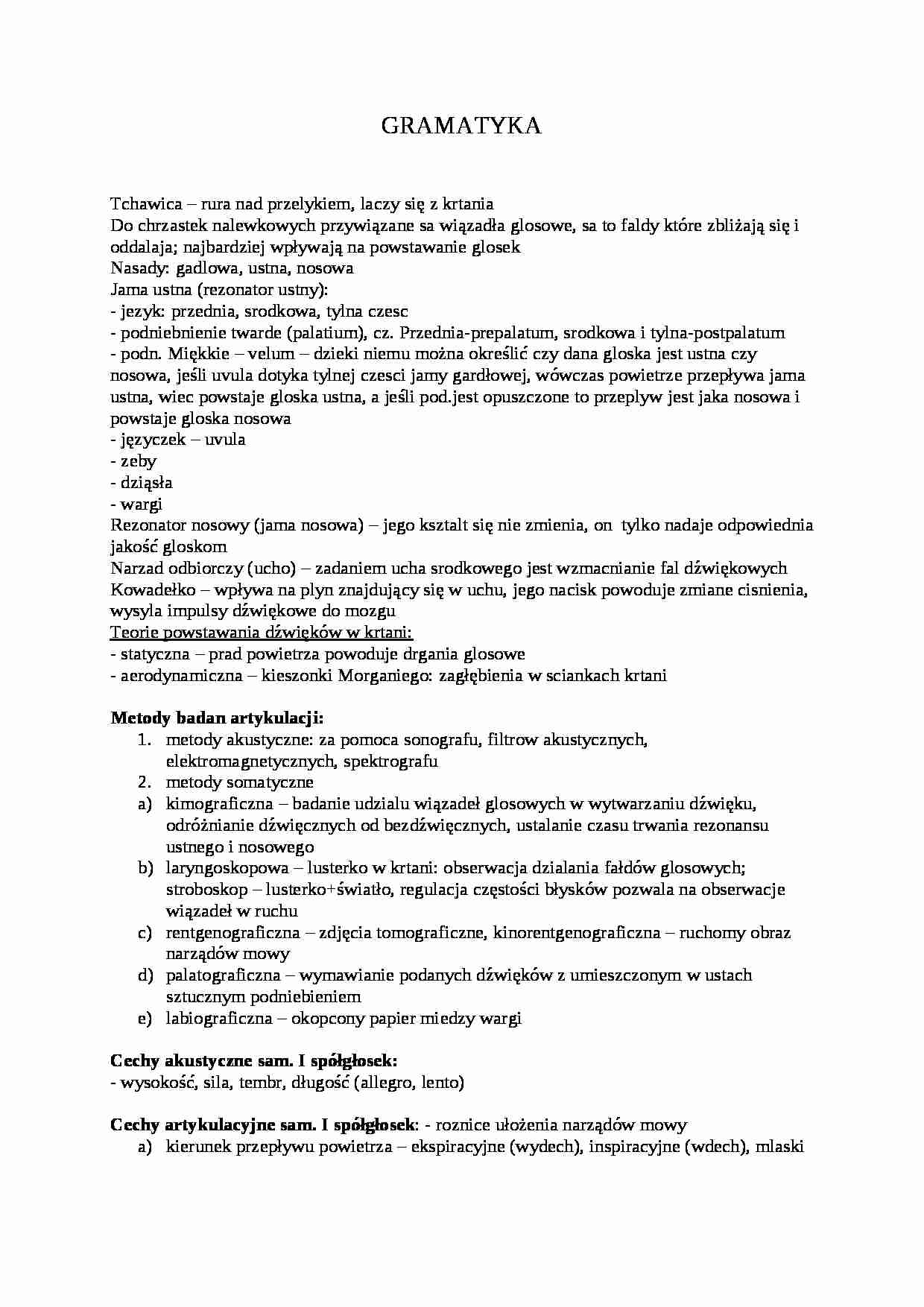 Artykulacja - wykład - strona 1