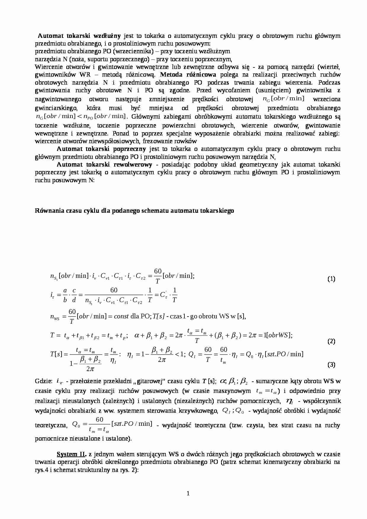 Automaty tokarskie - strona 1