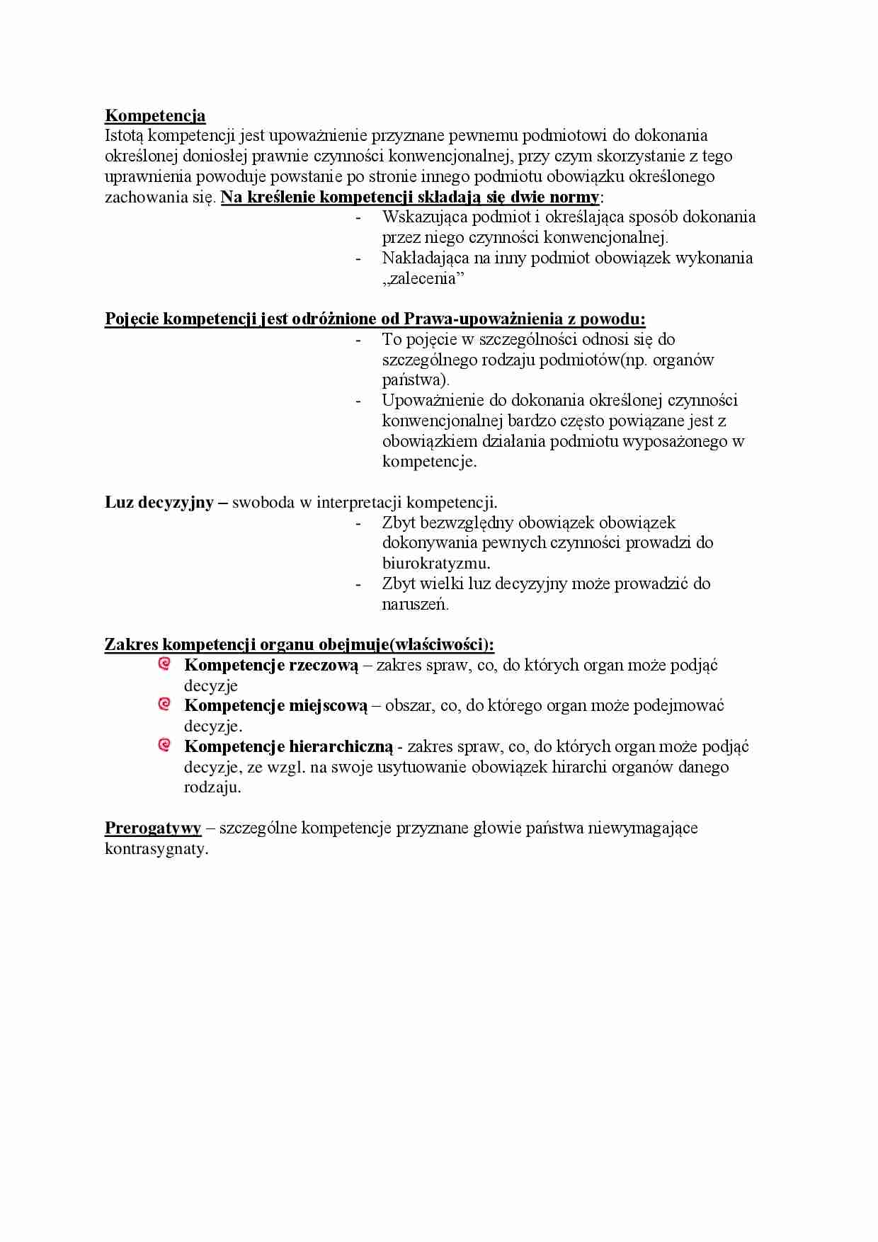 Kompetencja - wykład - strona 1