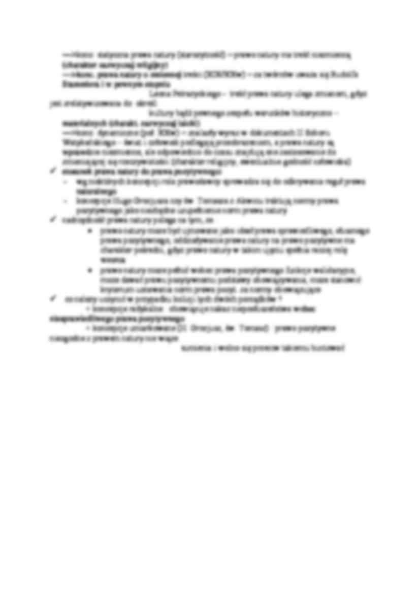 Koncepcje prawa natury - wykład - strona 2