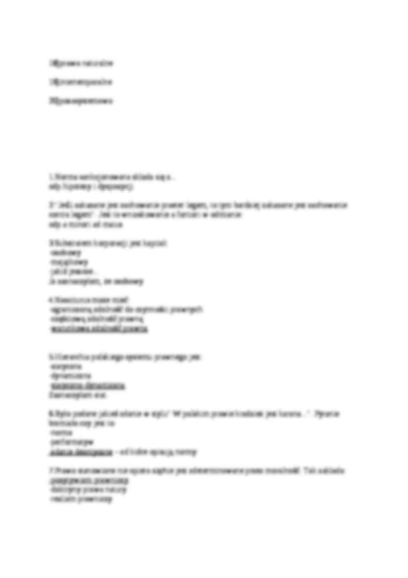 Test - wstęp do prawoznawstwa - strona 2