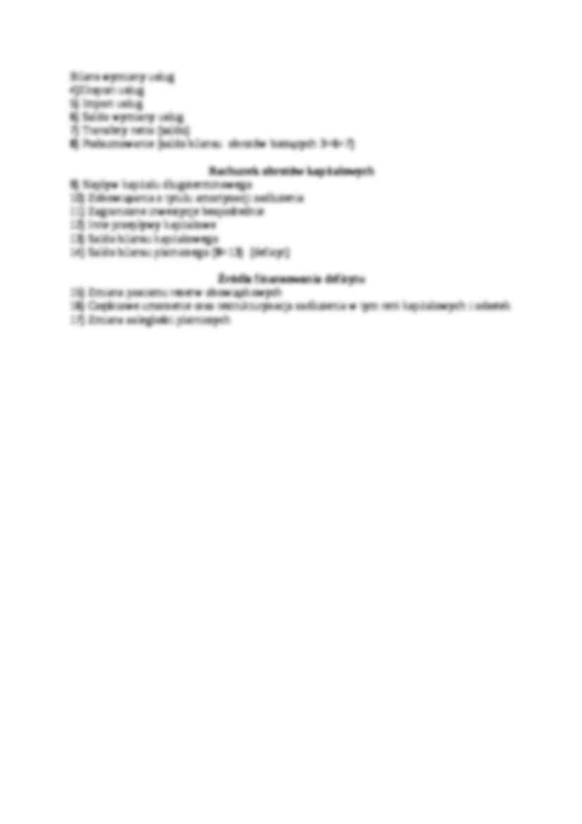 Finanse międzynarodowe i bilans płatniczy - wykład - strona 2