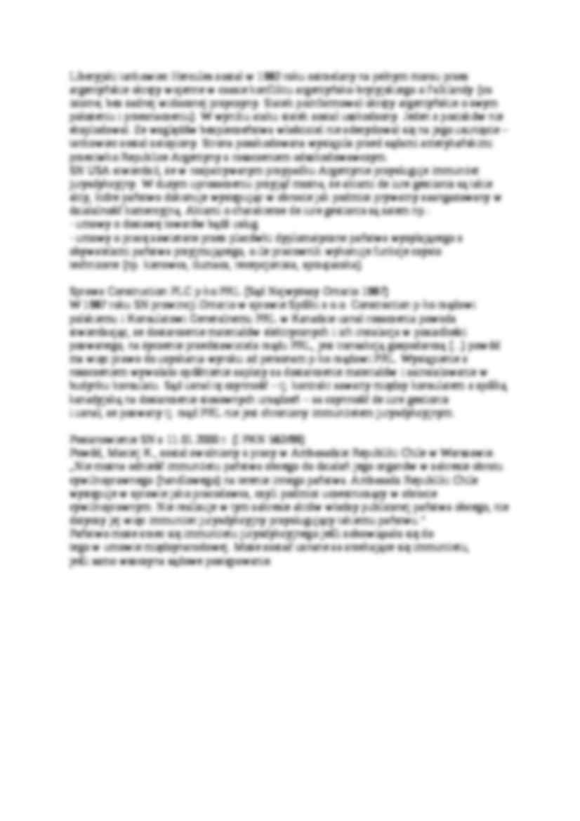 Immunitet suwerenny państwa - wykład - strona 2