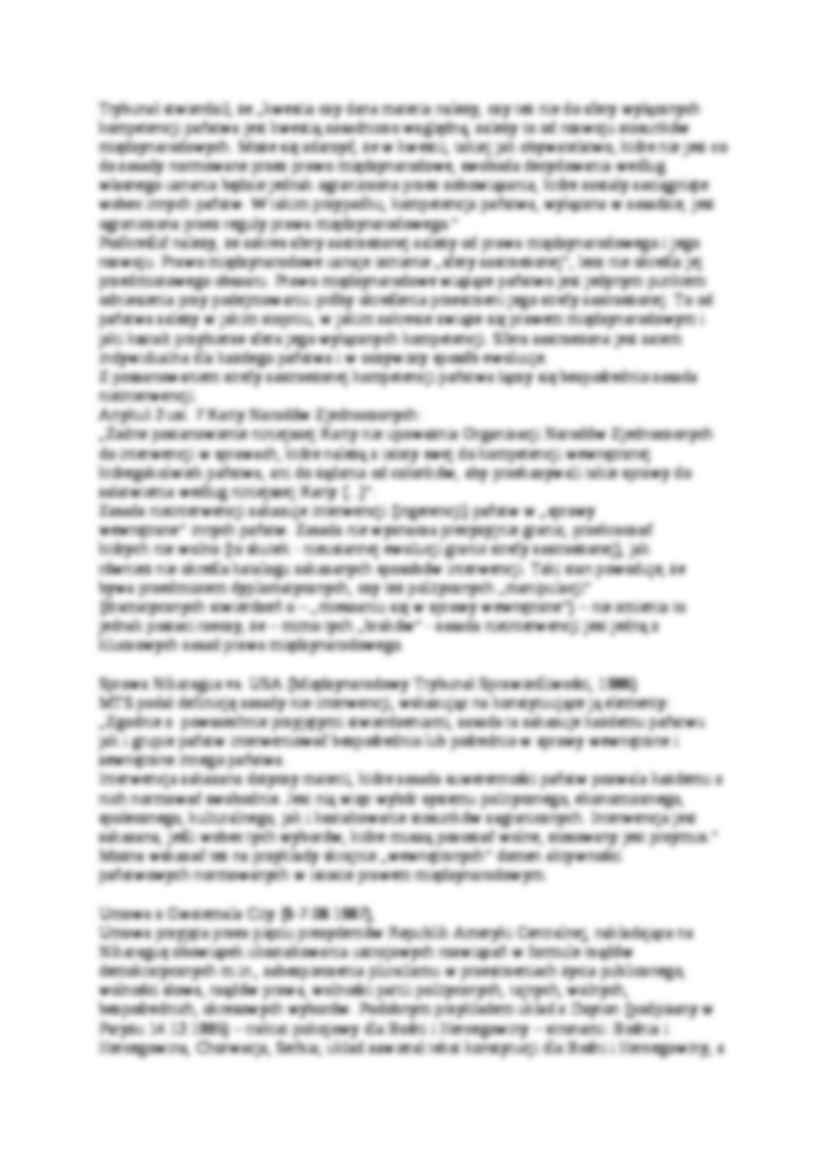Sfera zastrzeżona kompetencji państwa - wykład - strona 2
