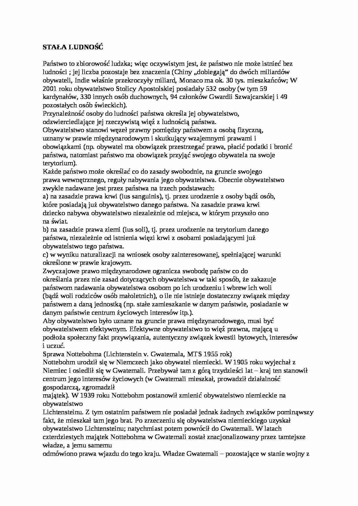 Stała ludności - wykład - strona 1
