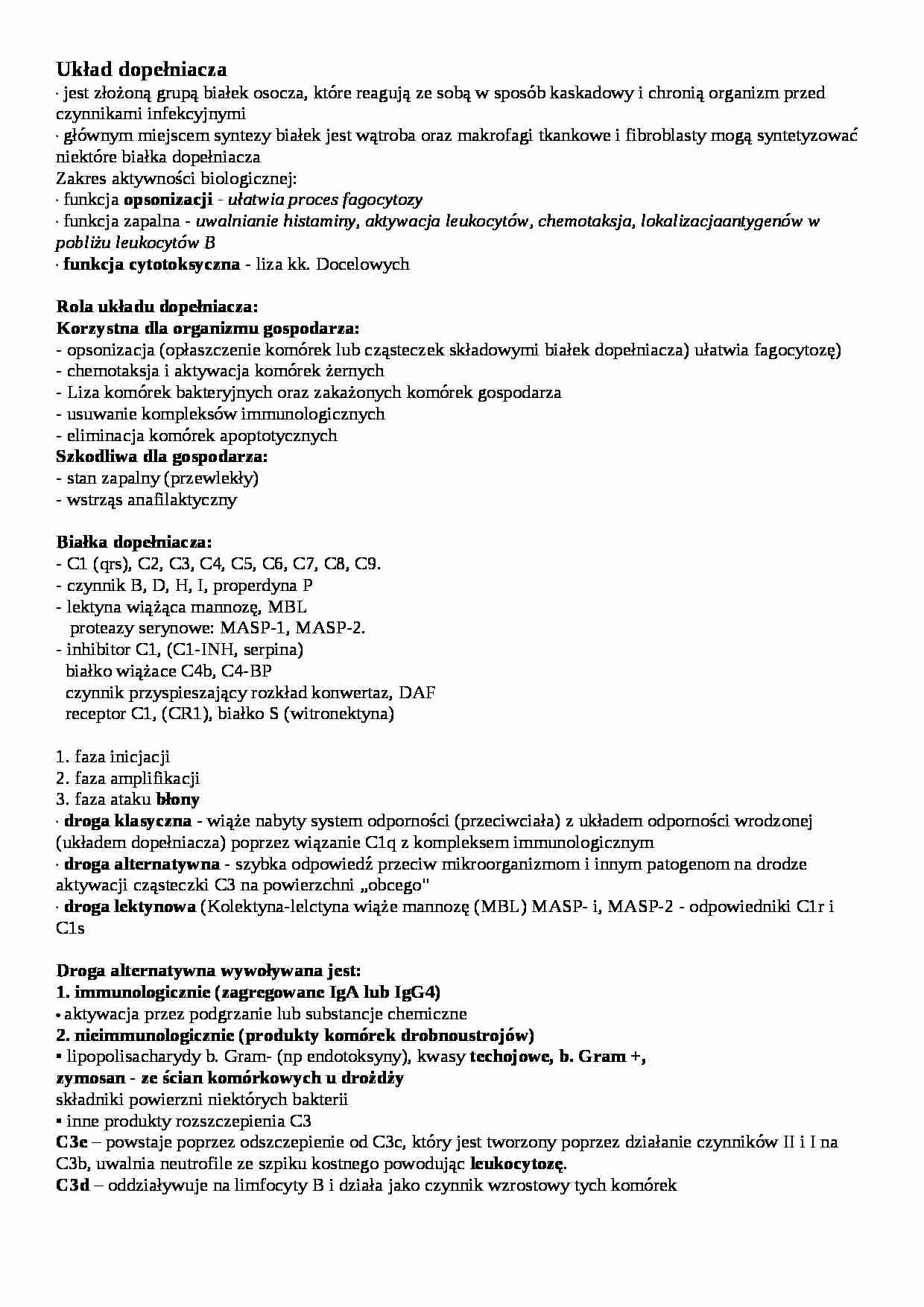 Układ dopełniacza - wykład - strona 1