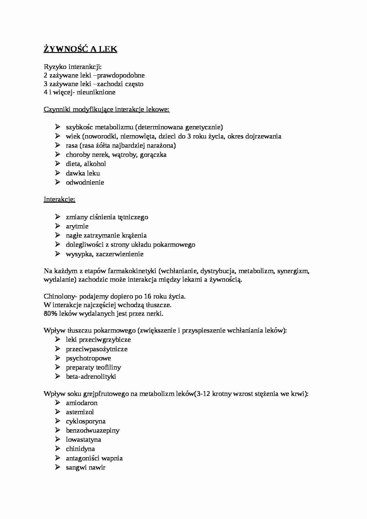 Wykład - żywność a lek - strona 1