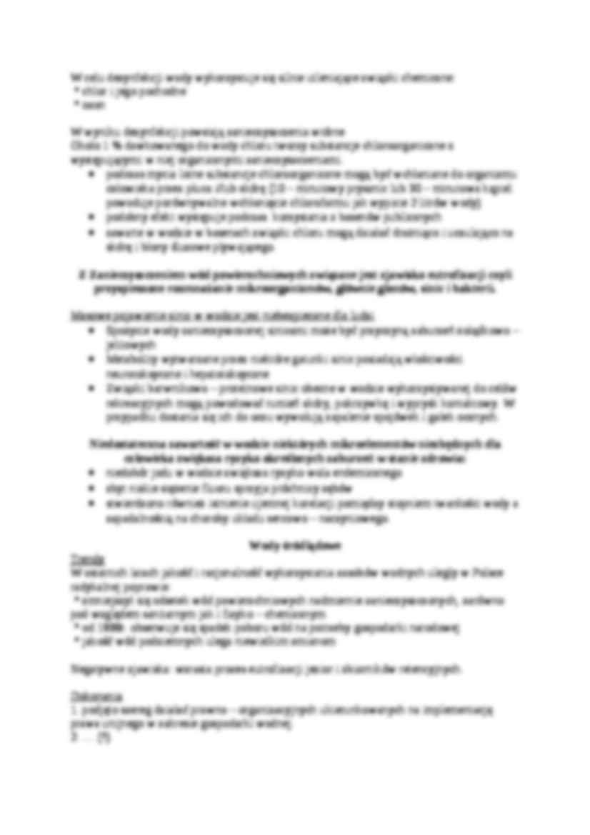 Wykład - Chemiczne zanieczyszczenia wody - strona 2