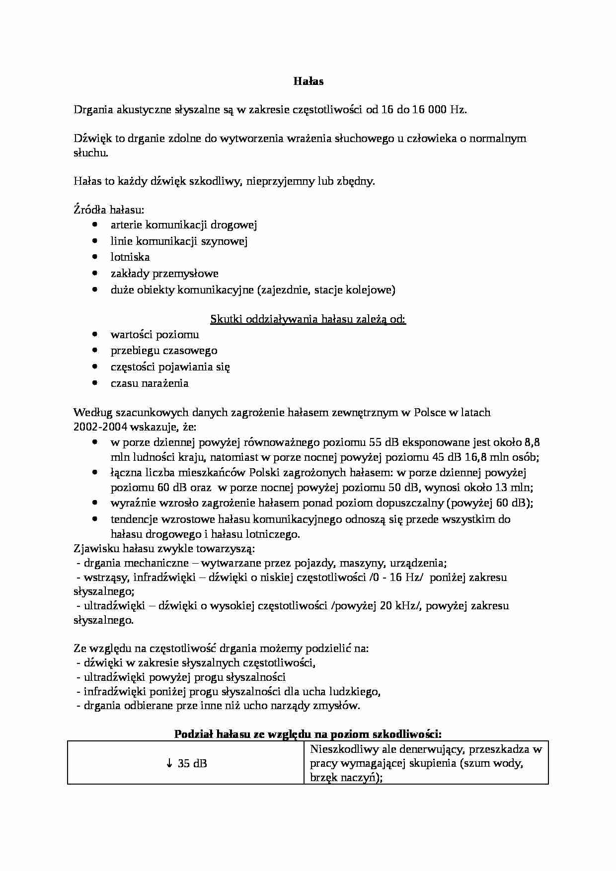 Wykład - Hałas - strona 1