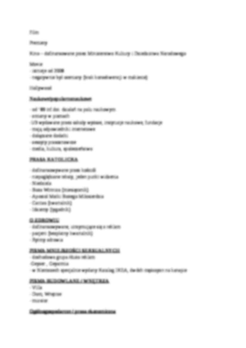 Prasa kulturalna, naukowa, popularnonaukowa, specjalistyczna - wykład - strona 2