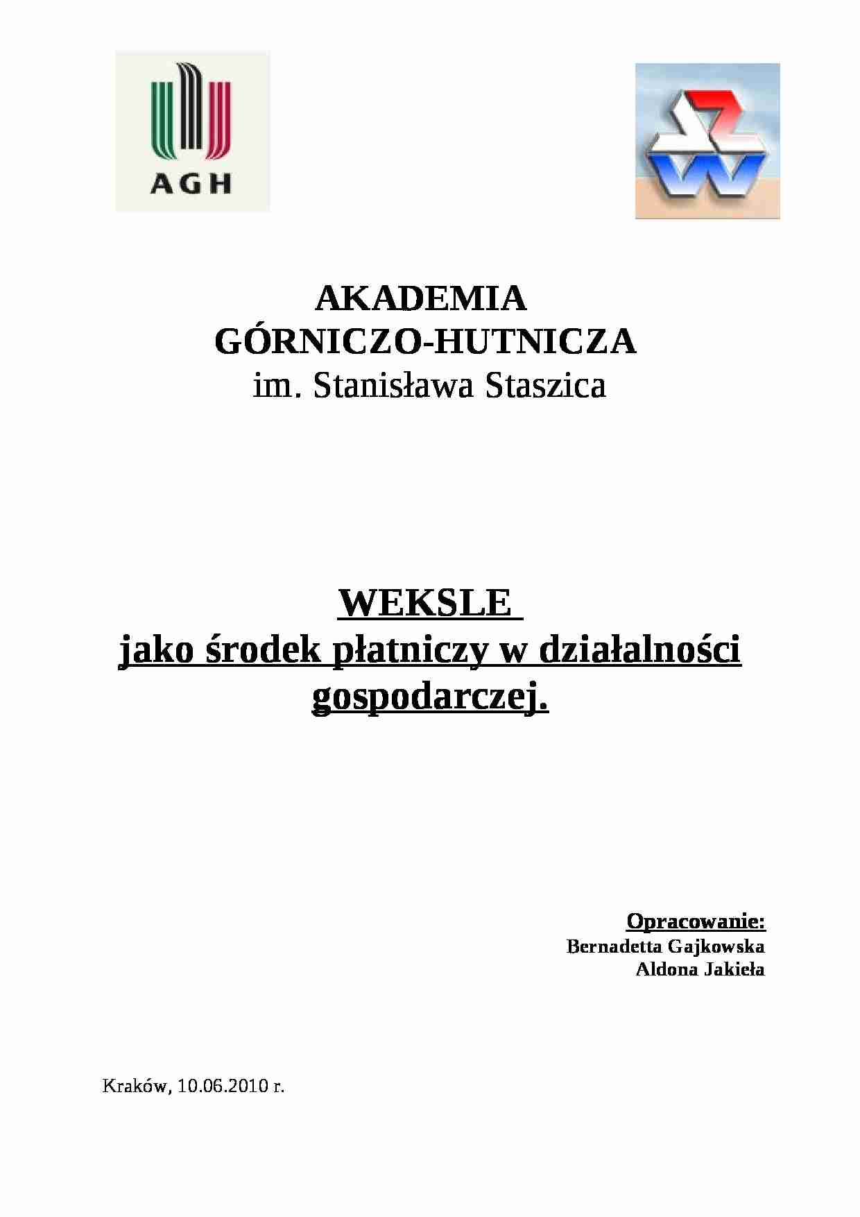 Finanse -Cwiczenia - strona 1