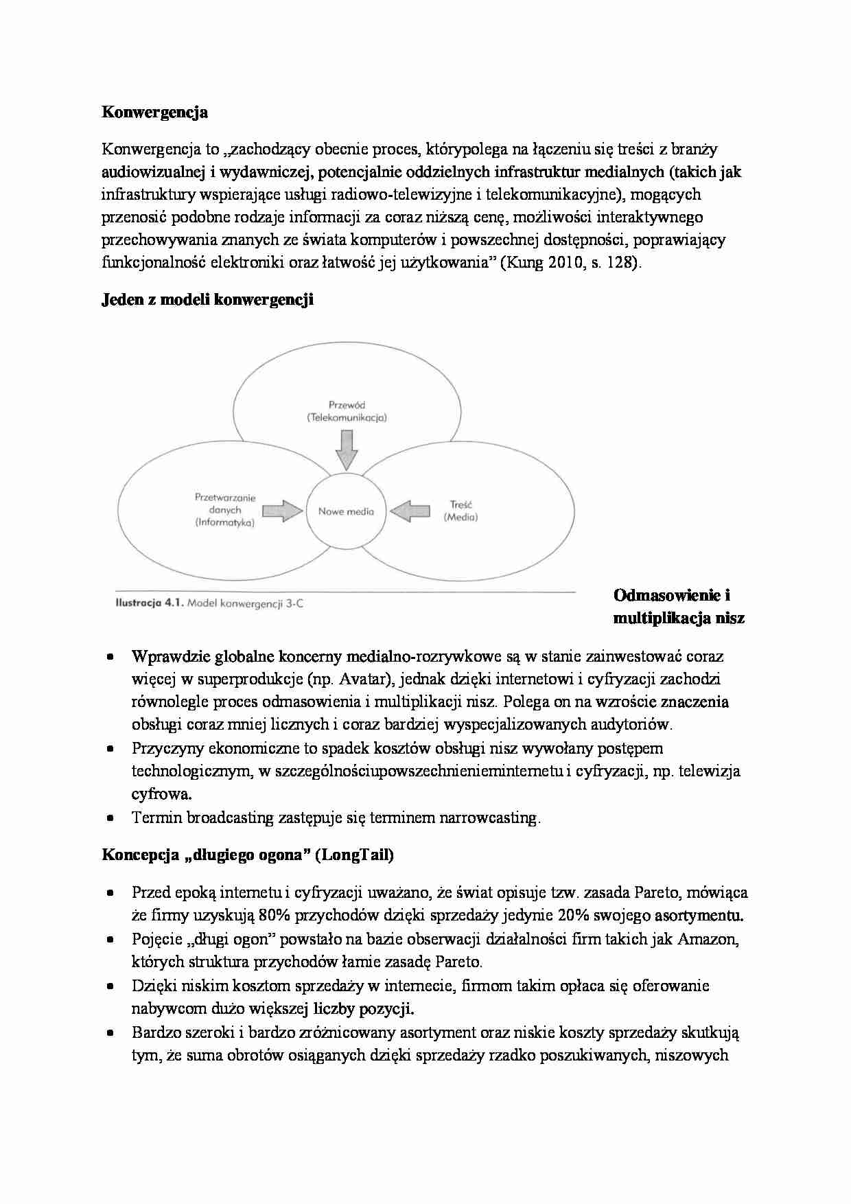 Konwergencja i długi ogon - wykład - strona 1