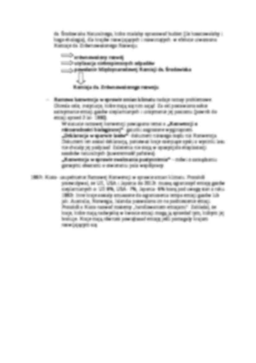 Ekologia w stosunkach międzynarodowych - wykład - strona 2