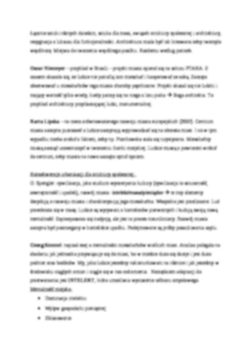 Miasto w ujęciu socjologicznym - wykład - strona 3