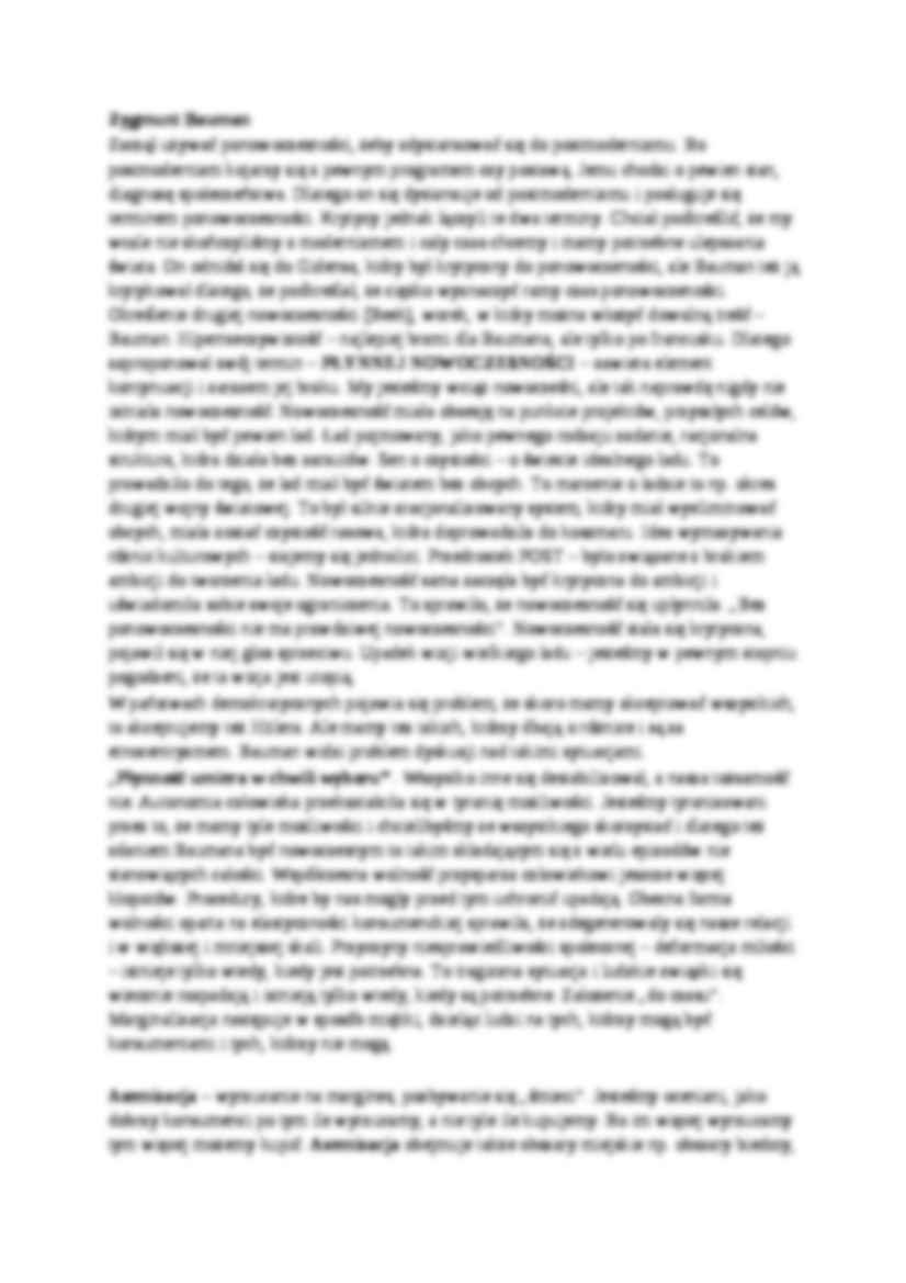 Ponowoczesność - wykład - strona 2