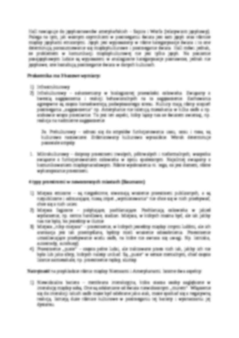 Proksemiczne różnice międzykulturowe - wykład - strona 2