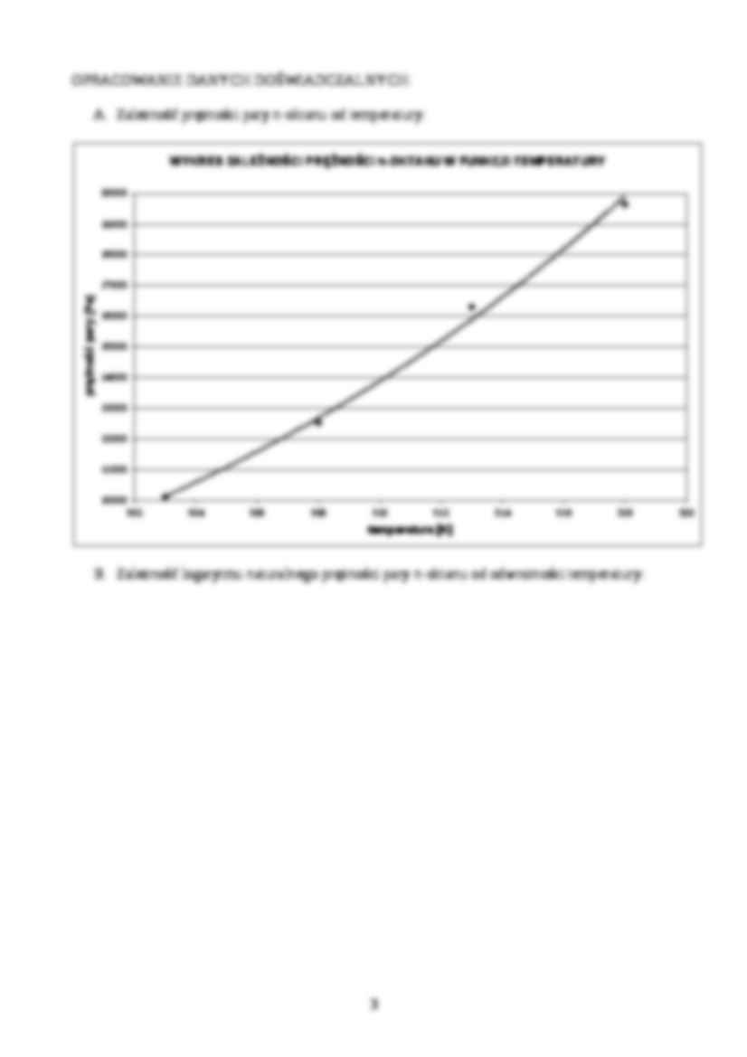 wyznaczanie ciepła parowania - labolatorium - strona 3