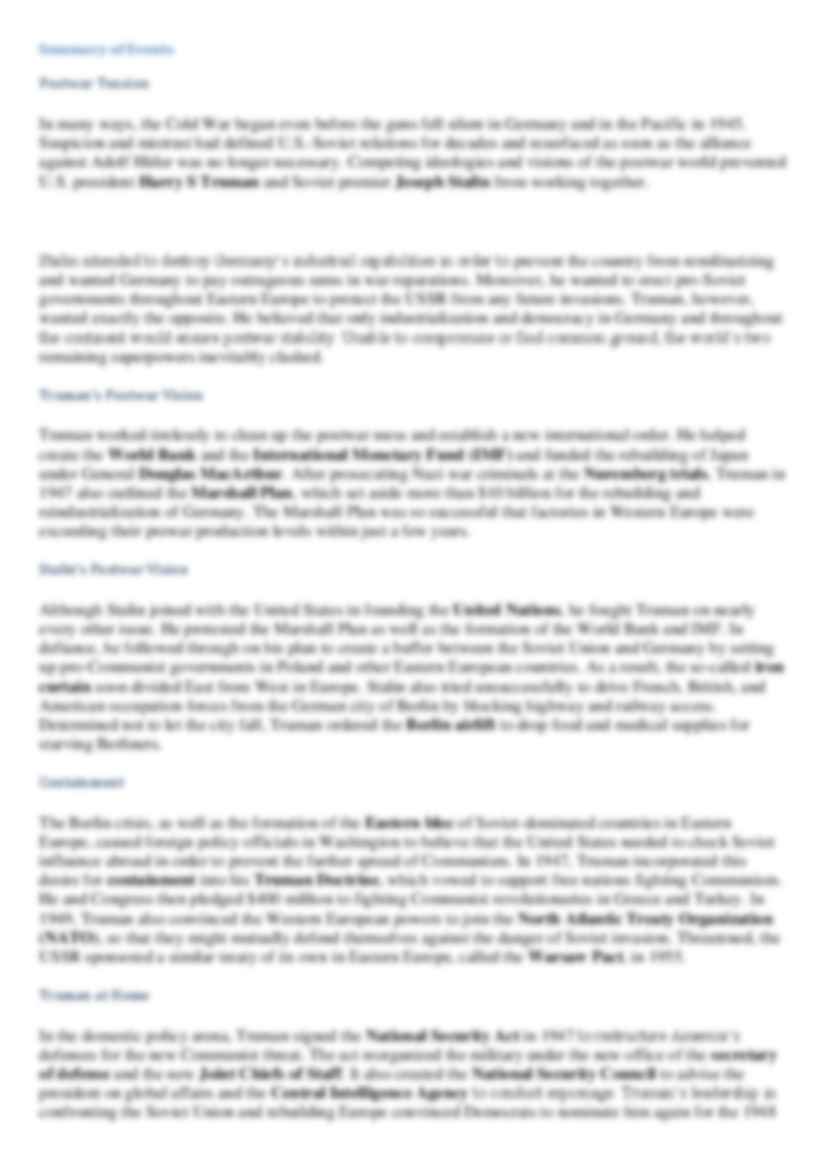 The Cold War-opracowanie - strona 2