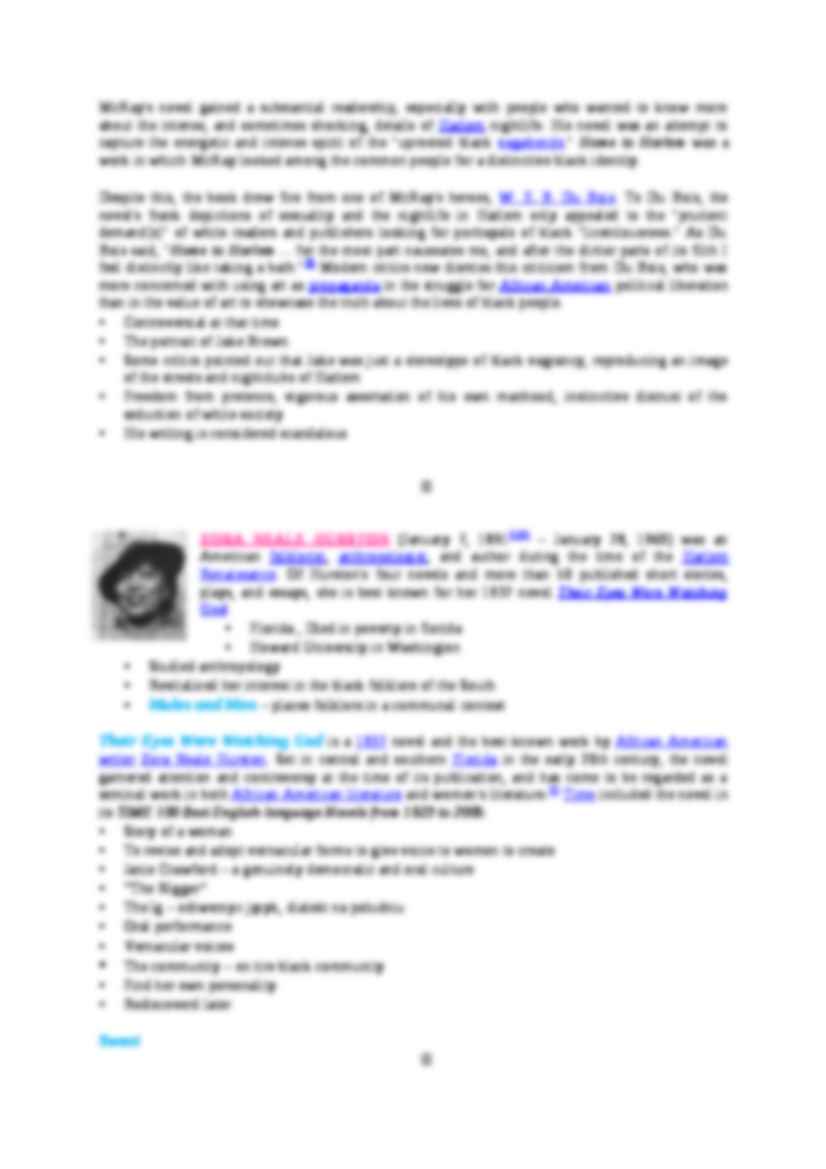 Harlem Renaissance-opracowanie - strona 2