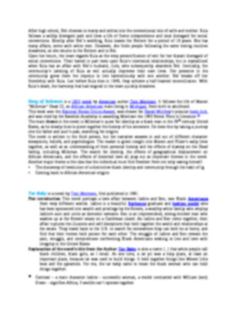 Recent African American fiction-opracowanie - strona 2