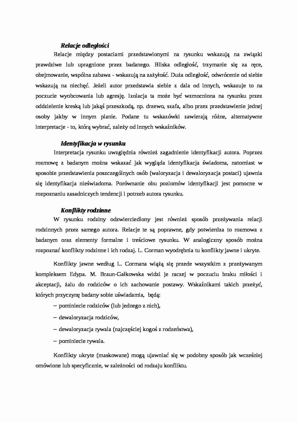 Relacje odległości-opracowanie - strona 1