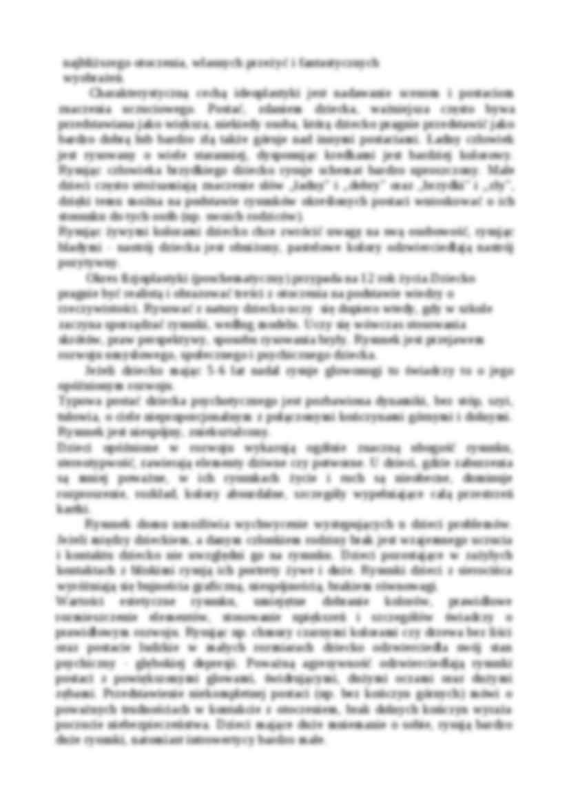 Rysunek dziecka odbiciem jego rozwoju-opracowanie - strona 3