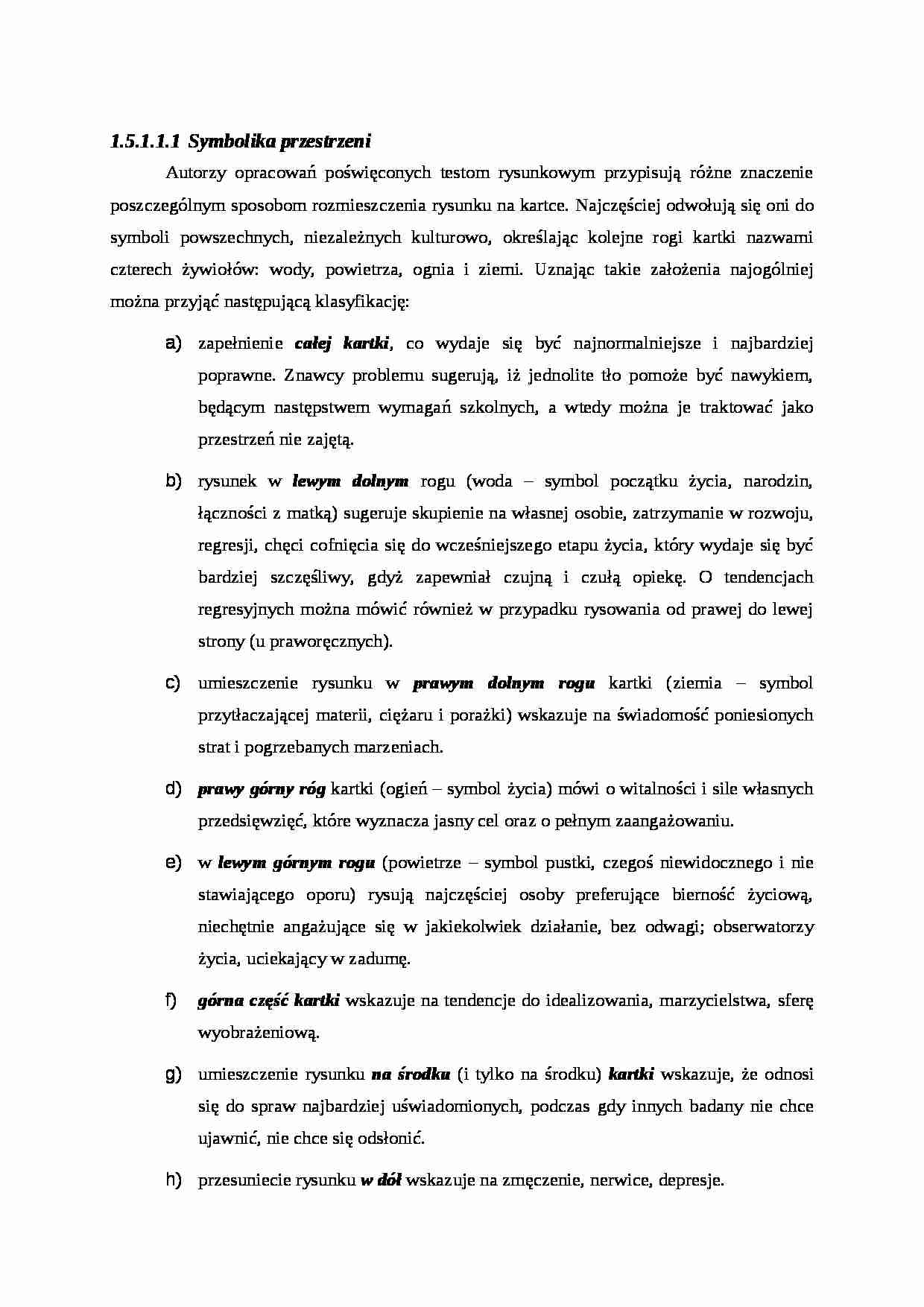 Symbolika przestrzeni-opracowanie - strona 1