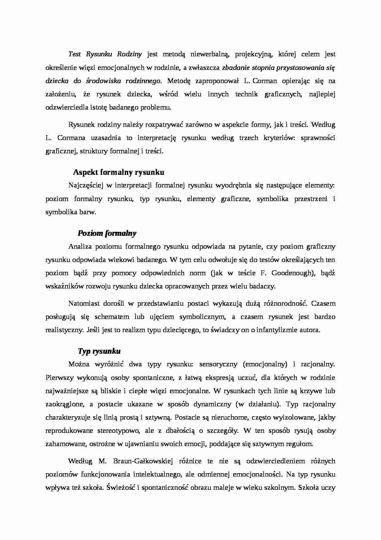 Aspekt formalny rysunku-opracowanie - strona 1