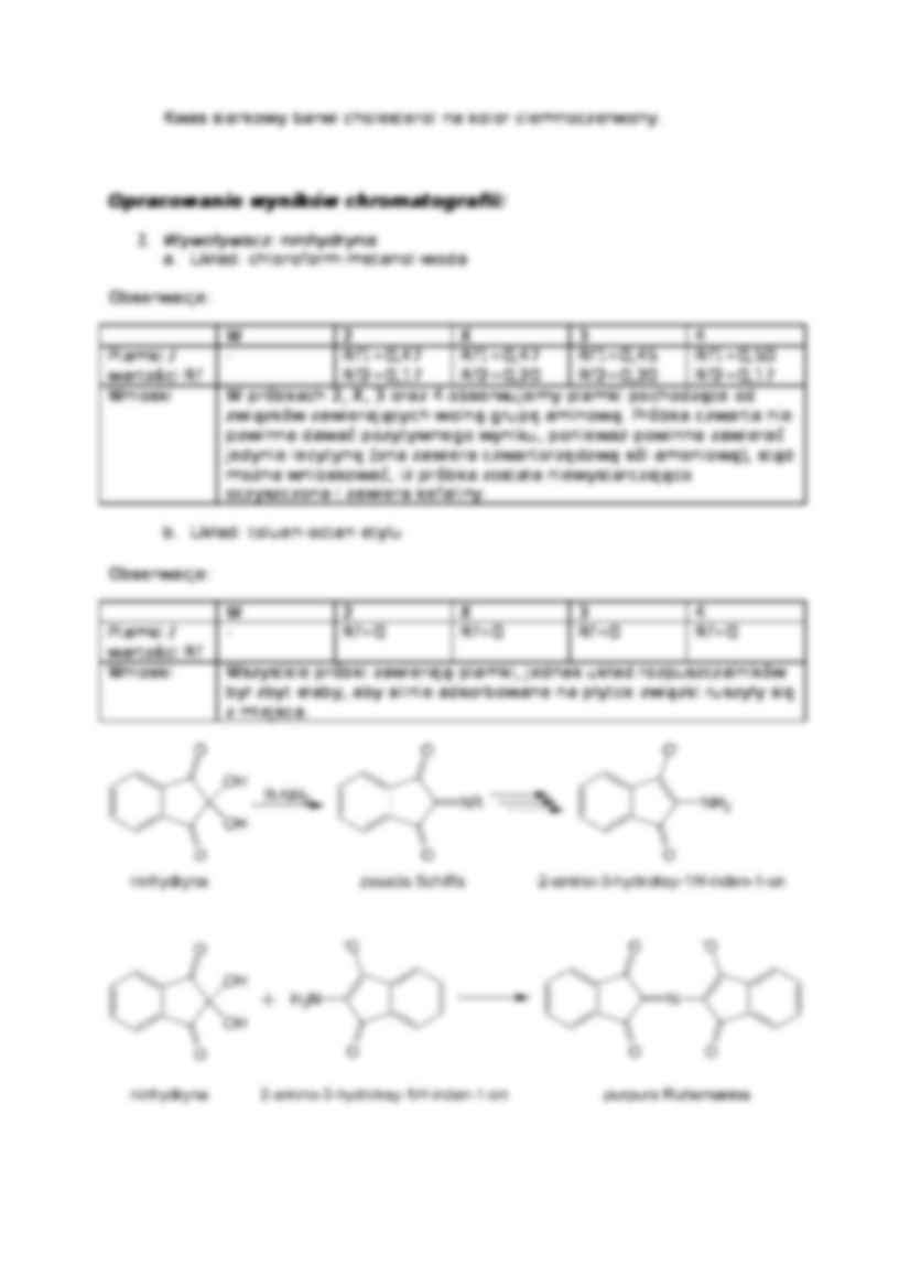 Lecytyny i cholesterol z żółtka jaja kurzego - izolacja i wykrywanie, TLC - strona 2