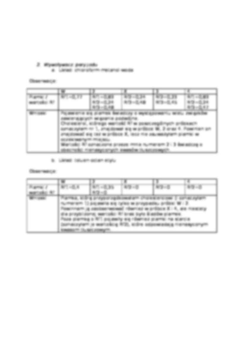 Lecytyny i cholesterol z żółtka jaja kurzego - izolacja i wykrywanie, TLC - strona 3