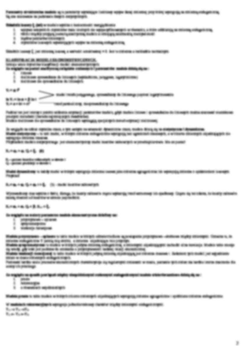 Podstawy Ekonometrii - wykłady - strona 2