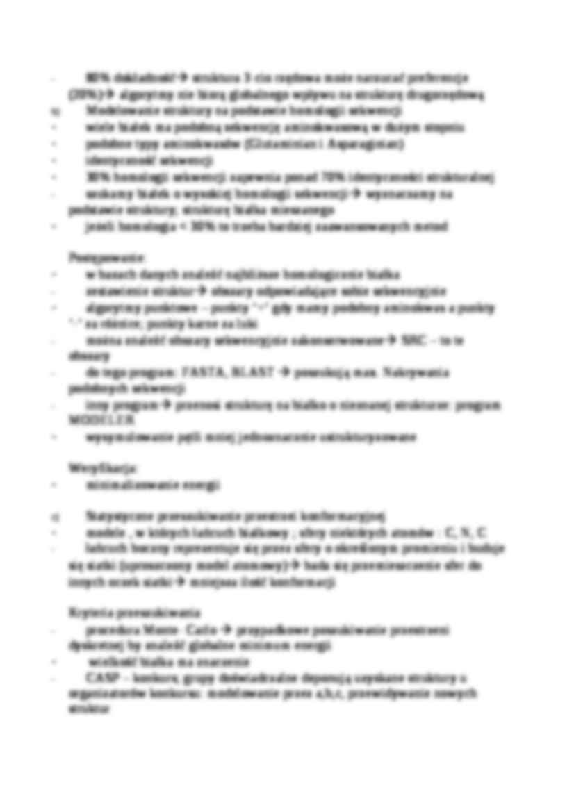 Zwijanie białek-opracowanie - strona 2