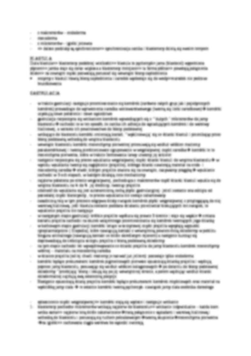 Rozwój zarodkowy jeżowca i owadów-ćwiczenie - strona 3