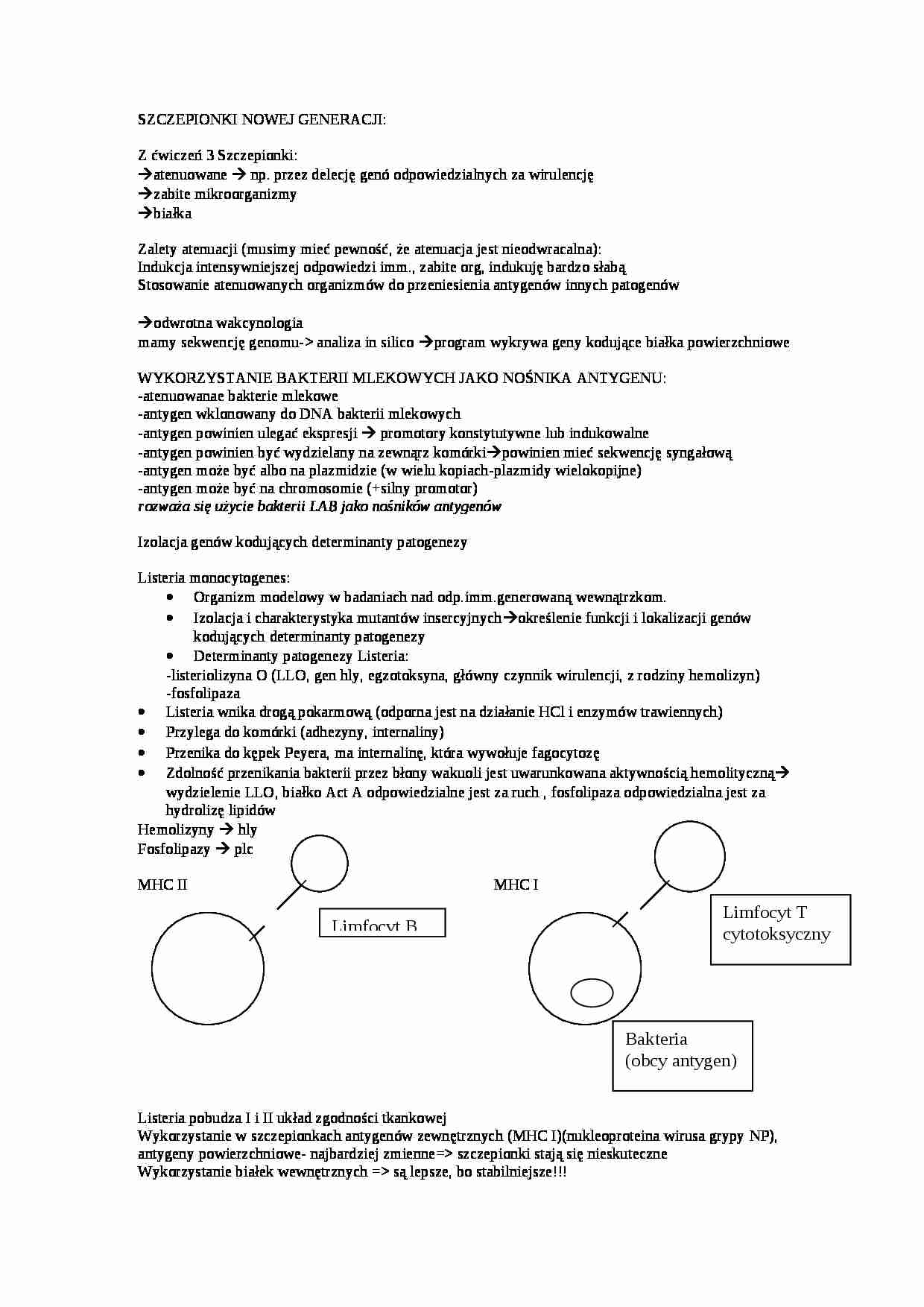 Szczepionki nowej generacji-opracowanie - strona 1