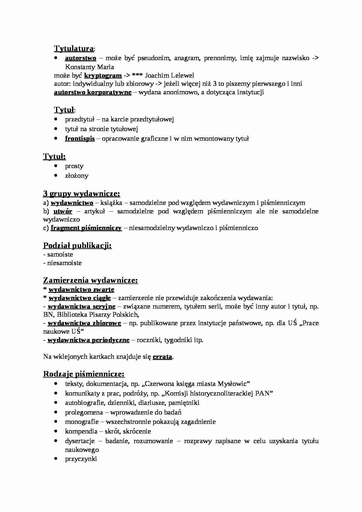 Tytulatura-opracowanie - strona 1