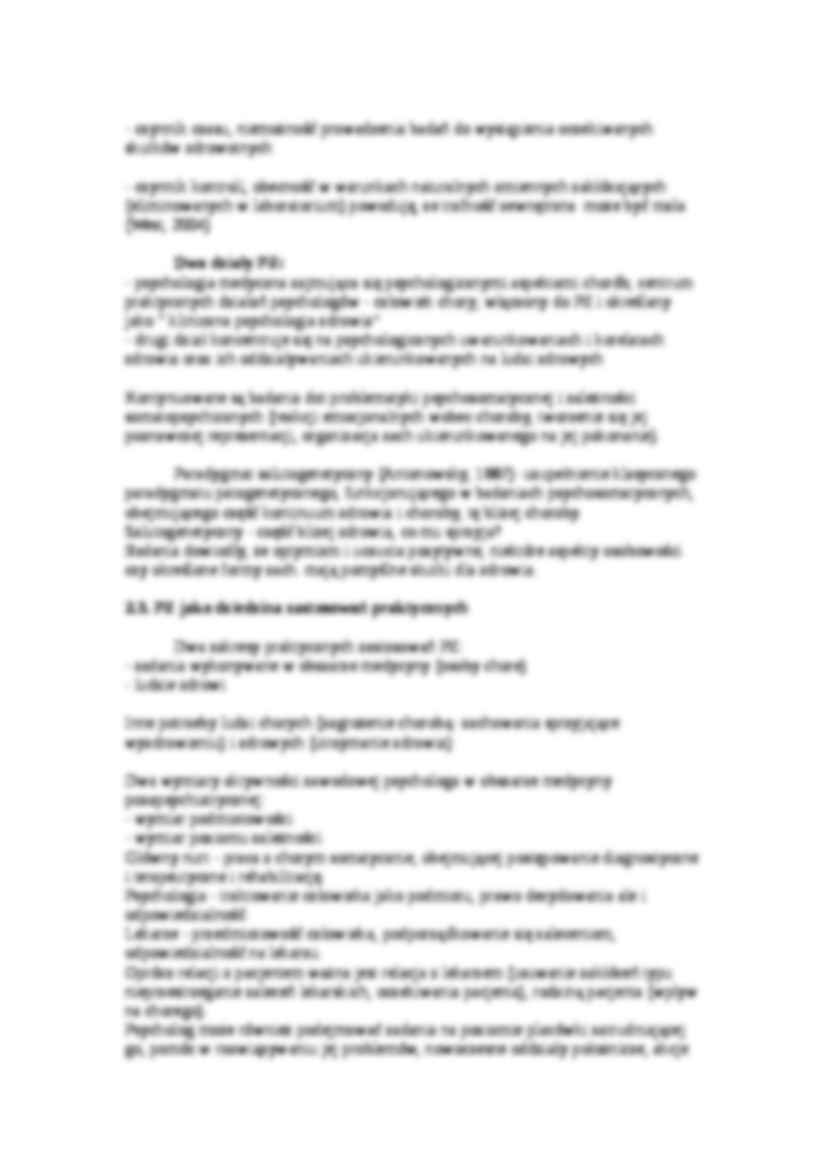 Elementy psychologii zdrowia-Heszen-Sęk - strona 2