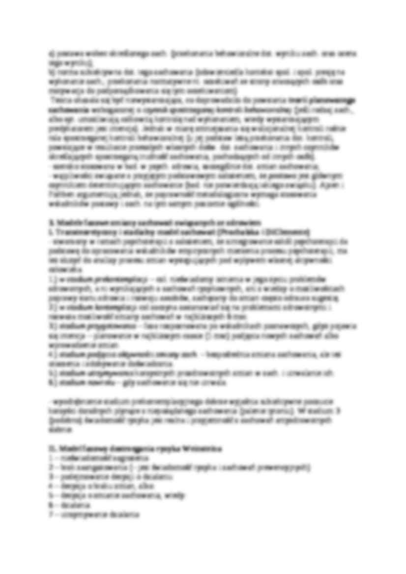 Modele społecznej psychologii poznawczej wyjaśniające zachowania zdrowotne i zmianę zachowań-opracowanie - strona 3