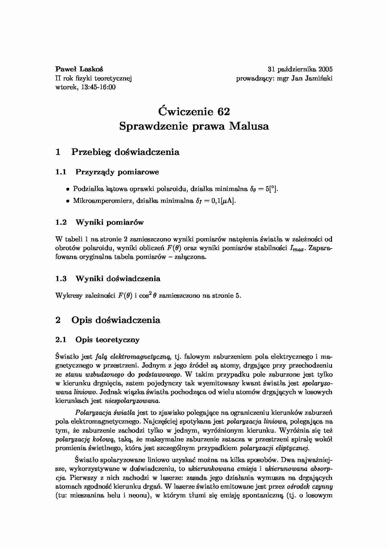 Polaryzacja-opracowanie - strona 1