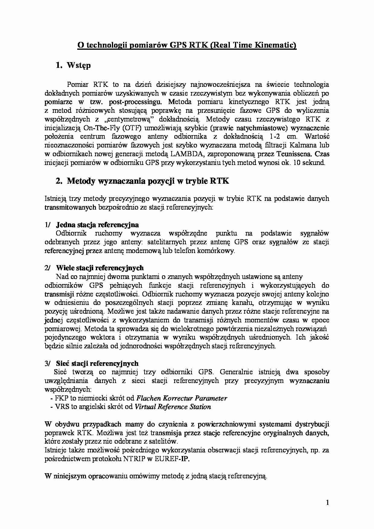 Technologia pomiarów-wprowadzenie - strona 1