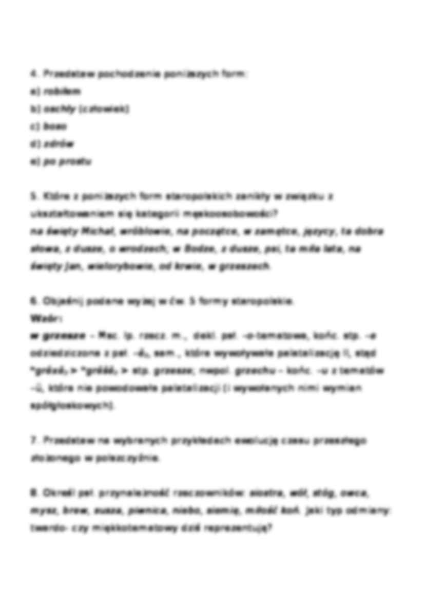 Ćwiczenia z fleksji-opracowanie - strona 2