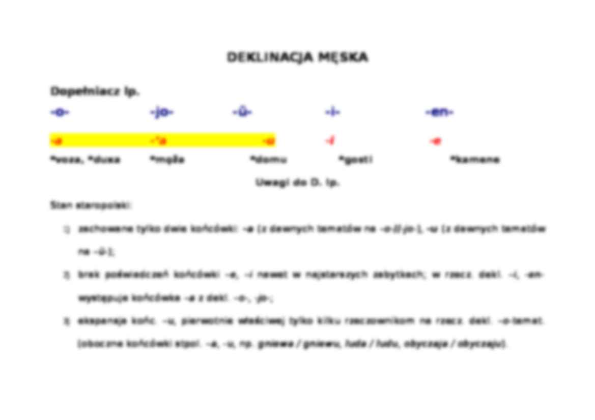 Deklinacja męska-opracowanie - strona 2
