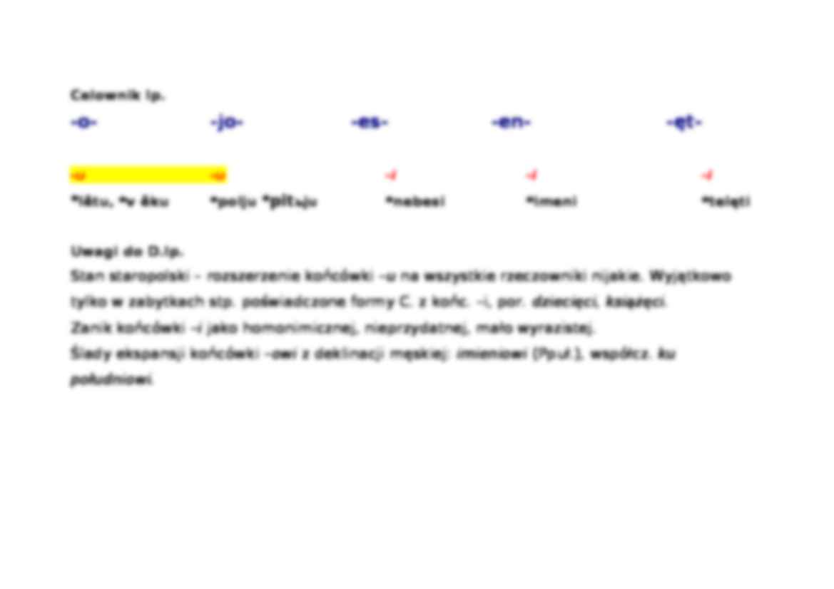 Deklinacja nijaka-opracowanie - strona 3