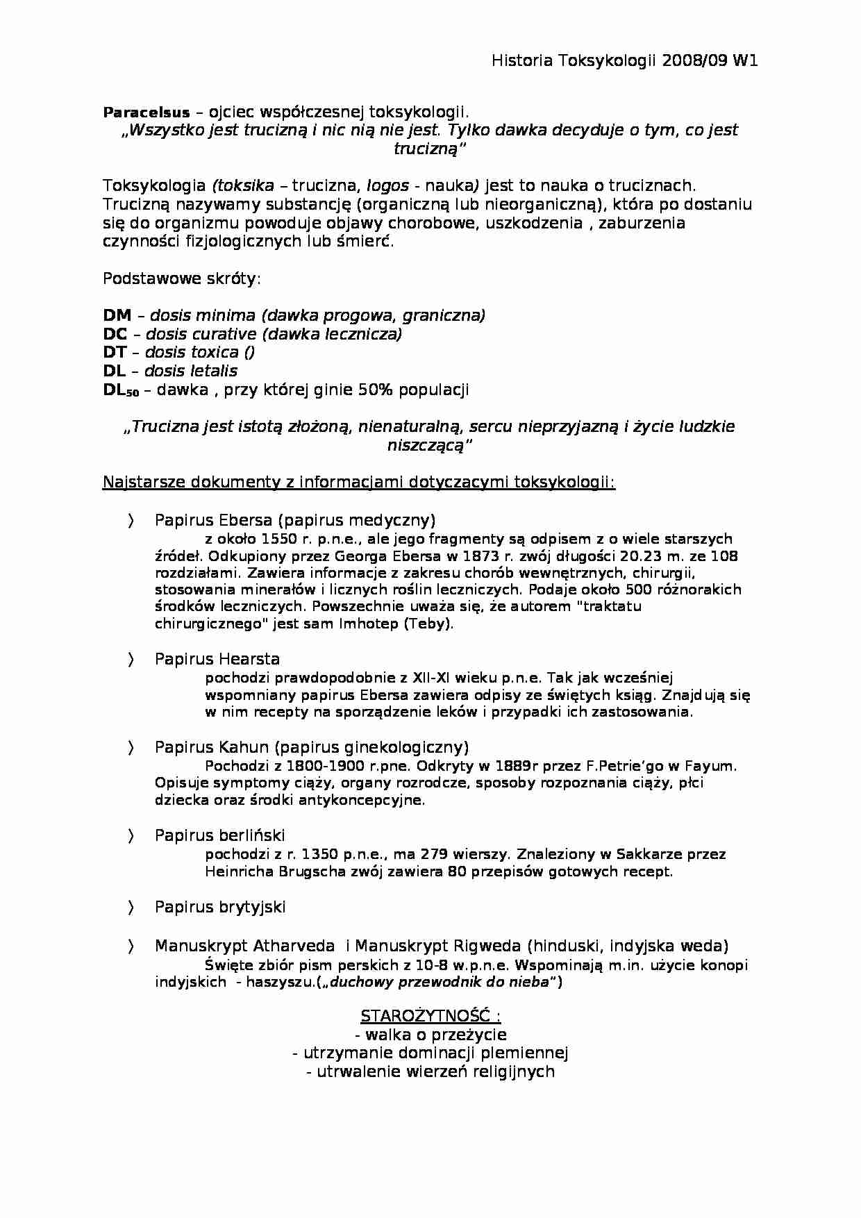 Paracelsus-opracowanie - strona 1