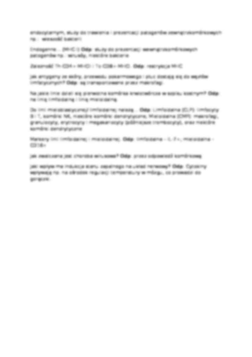 Immunologia-pytania i odpowiedzi 2 - strona 2