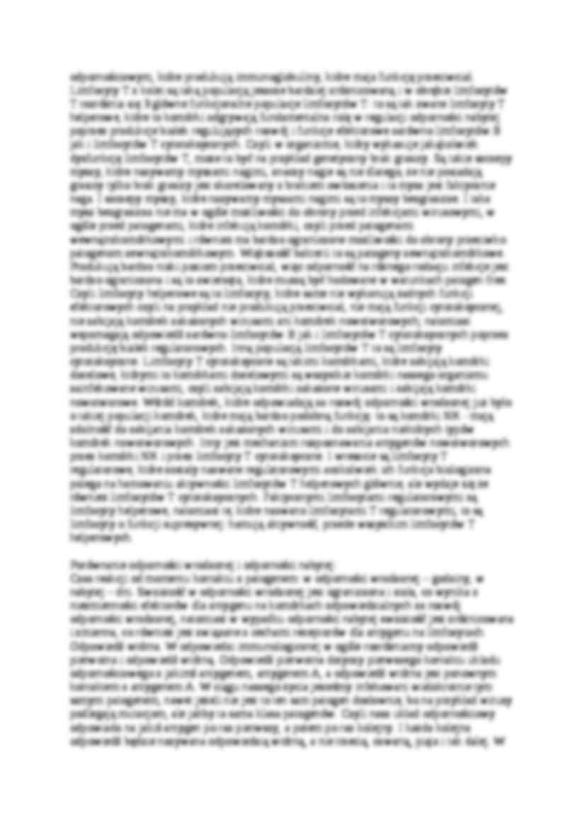 Odporność na patogeny-opracowanie - strona 2