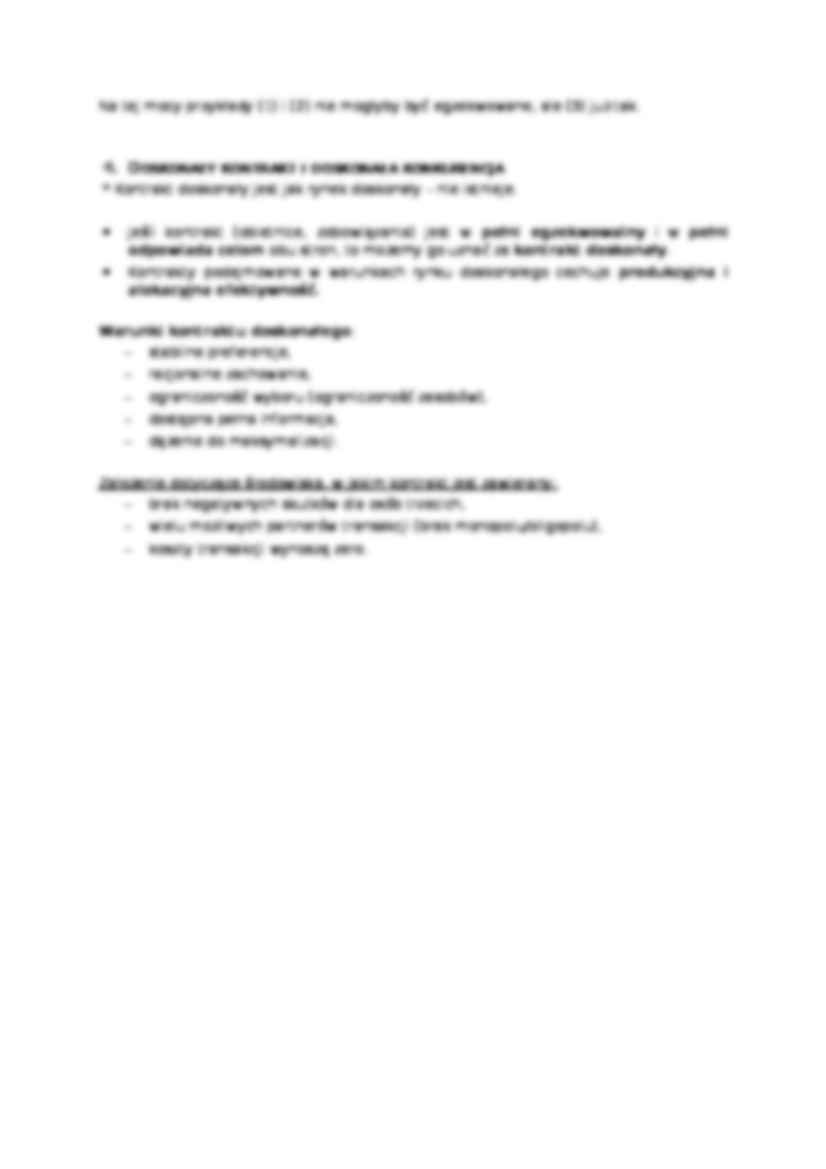 Ekonomiczna teoria kontraktu-opracowanie - strona 3