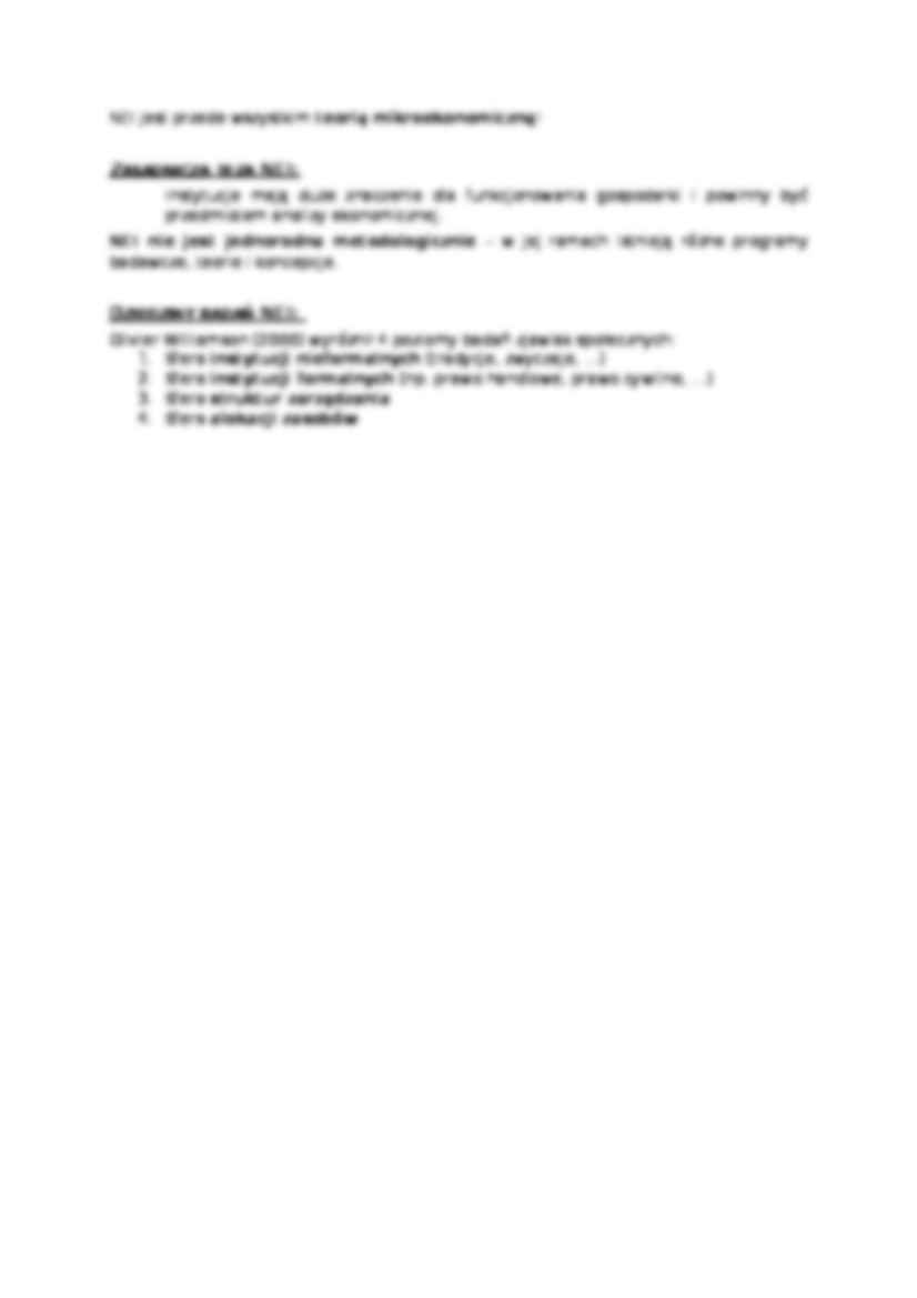 Nowa ekonomia instytucjonalna-opracowanie - strona 2