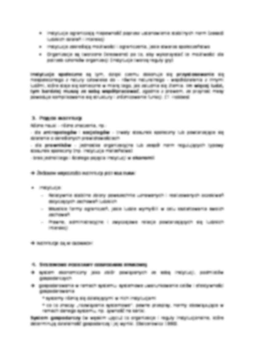 Pojęcie instytucji systemu ekonomicznego-opracowanie - strona 2
