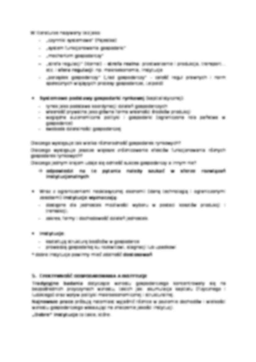 Pojęcie instytucji systemu ekonomicznego-opracowanie - strona 3